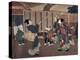 January: Celebrating the New Year, 1860s-Tsukioka Yoshitoshi-Premier Image Canvas