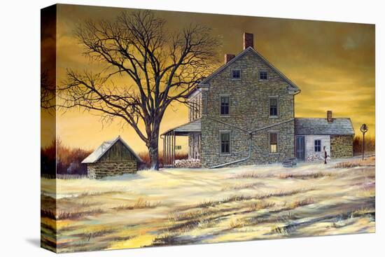 January Evening-Jerry Cable-Stretched Canvas