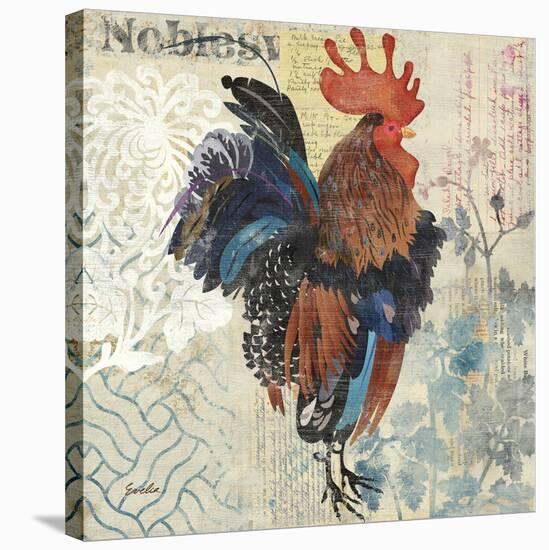 January Rooster-null-Stretched Canvas