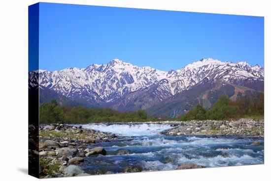 Japan Alps and River-tamikosan-Premier Image Canvas