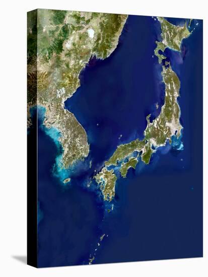 Japan And Korea, Satellite Image-PLANETOBSERVER-Premier Image Canvas