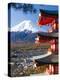 Japan, Central Honshu (Chubu), Fuji-Hakone-Izu National Park, Mount Fuji Capped in Snow-Gavin Hellier-Premier Image Canvas