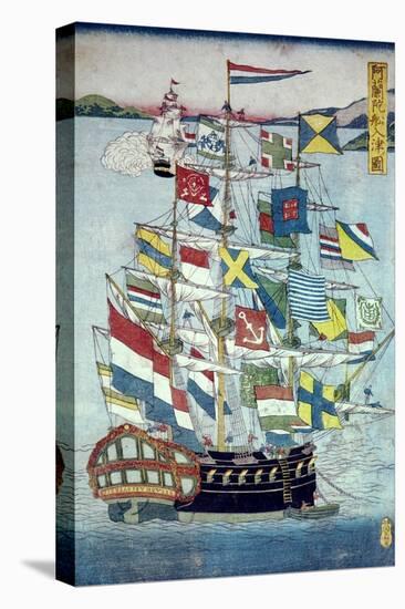 Japan: Dutch Ship-null-Premier Image Canvas