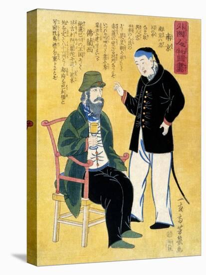 Japan: Foreigners, C. 1861-Utagawa Yoshiiku-Premier Image Canvas