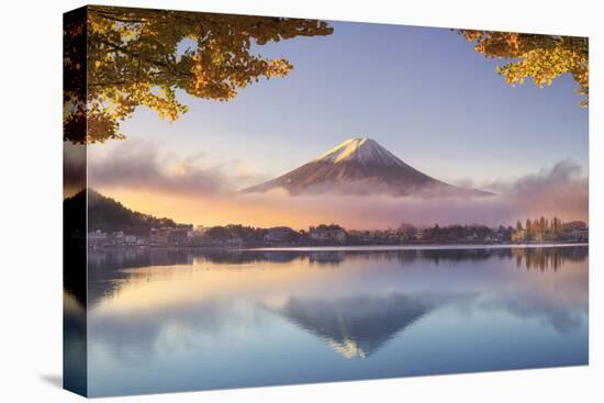 Japan, Fuji - Hakone - Izu National Park, Mt Fuji and Kawaguchi Ko Lake-Michele Falzone-Premier Image Canvas