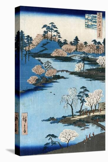 Japan: Hachiman Shrine, 1857-Ando Hiroshige-Premier Image Canvas