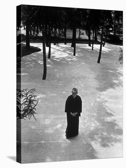 Japan's Greatest Industrialist/Philosopher Konosuke Matsushita, Walking in Philosophical Institute-Bill Ray-Premier Image Canvas