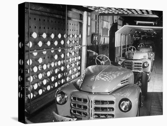 Japanese Cars on Assembly Line at Toyota Motors Plant-Margaret Bourke-White-Premier Image Canvas