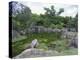 Japanese Garden of Nijo Castle, Kyoto, Japan-Shin Terada-Premier Image Canvas