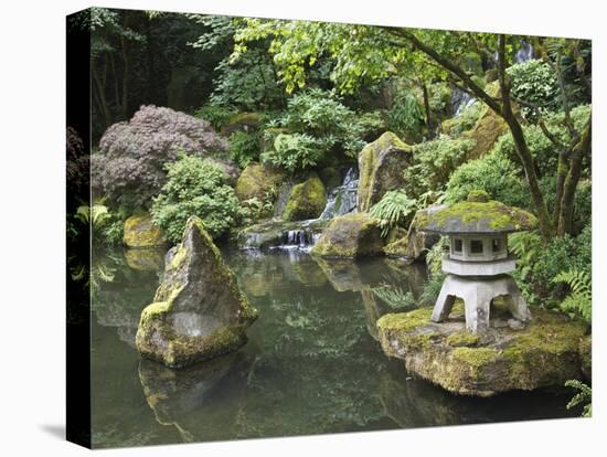 Japanese Garden, Portland, Oregon, Usa-Connie Bransilver-Premier Image Canvas