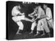 Japanese Karate Student Breaking Boards with Kick-John Florea-Premier Image Canvas