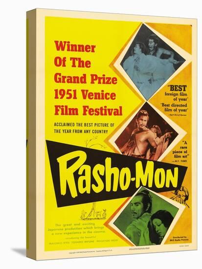 Japanese Movie Poster - Rashomon in English-null-Premier Image Canvas