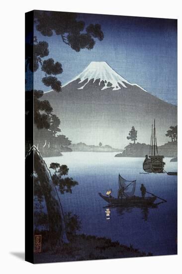 Japanese Print (Mt Fuji from Tagonoura)-null-Premier Image Canvas