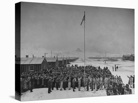 Japanese Relocation Camp-Hansel Mieth-Premier Image Canvas