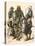 Japanese Samurai Warriors in Full Armor-null-Premier Image Canvas