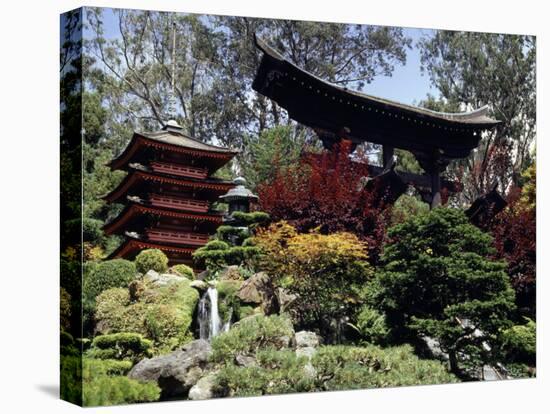 Japanese Tea Garden, San Francisco, California, USA-null-Premier Image Canvas