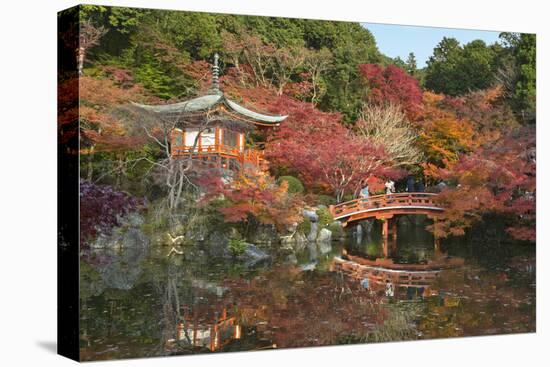 Japanese Temple Garden in Autumn, Daigoji Temple, Kyoto, Japan-Stuart Black-Premier Image Canvas