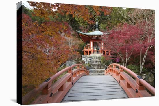 Japanese Temple Garden in Autumn, Daigoji Temple, Kyoto, Japan-Stuart Black-Premier Image Canvas
