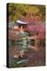 Japanese Temple Garden in Autumn, Daigoji Temple, Kyoto, Japan-Stuart Black-Premier Image Canvas