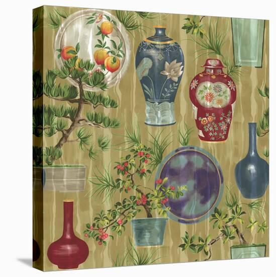 Japanese Vases Neutral1-Bill Jackson-Premier Image Canvas