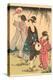 Japanese Woodblock, Geishas-null-Stretched Canvas