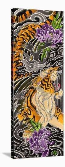 Japenese Tiger-Mike Godfrey-Stretched Canvas