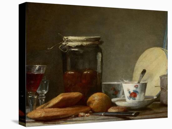 Jar of Apricots, 1758-Jean-Baptiste Simeon Chardin-Premier Image Canvas