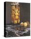 Jar of Peaches-Claude Monet-Stretched Canvas