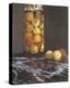 Jar of Peaches-Claude Monet-Stretched Canvas