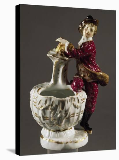 Jar with Male Figure, Circa 1750-null-Premier Image Canvas