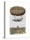 Jardin De Tuileries Hot Air Balloon-Fab Funky-Stretched Canvas