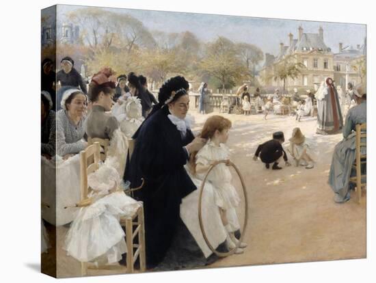 Jardin du Luxembourg (The Luxembourg Gardens), Paris. 1887-Albert Edelfelt-Premier Image Canvas