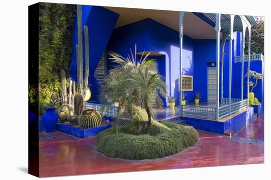 Jardin Majorelle, Owned by Yves St. Laurent, Marrakech, Morocco, North Africa, Africa-Stephen Studd-Premier Image Canvas