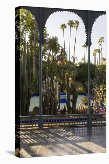 Jardin Majorelle, Owned by Yves St. Laurent, Marrakech, Morocco, North Africa, Africa-Stephen Studd-Premier Image Canvas