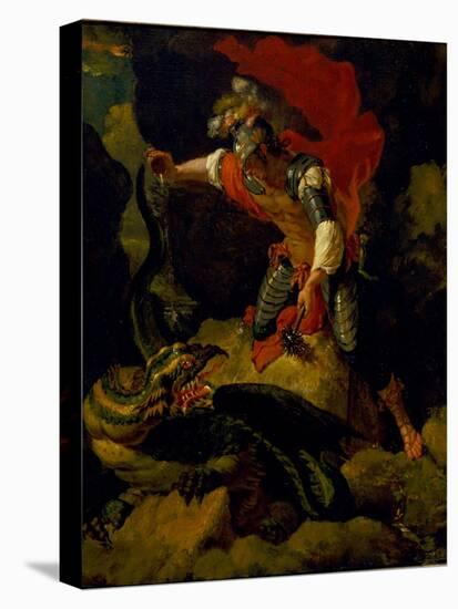 Jason Poisoning the Dragon-Salvator Rosa-Premier Image Canvas