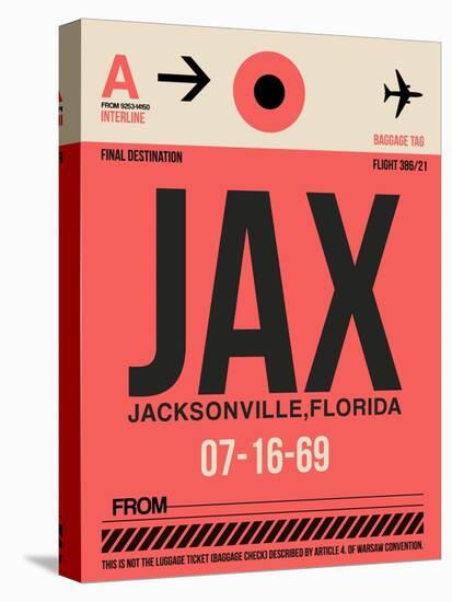 JAX Jacksonville Luggage Tag I-NaxArt-Stretched Canvas