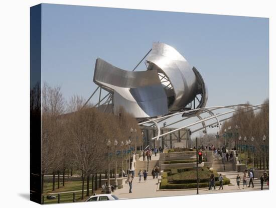 Jay Pritzker Pavilion Designed by Frank Gehry, Millennium Park, Chicago, Illinois-Robert Harding-Premier Image Canvas