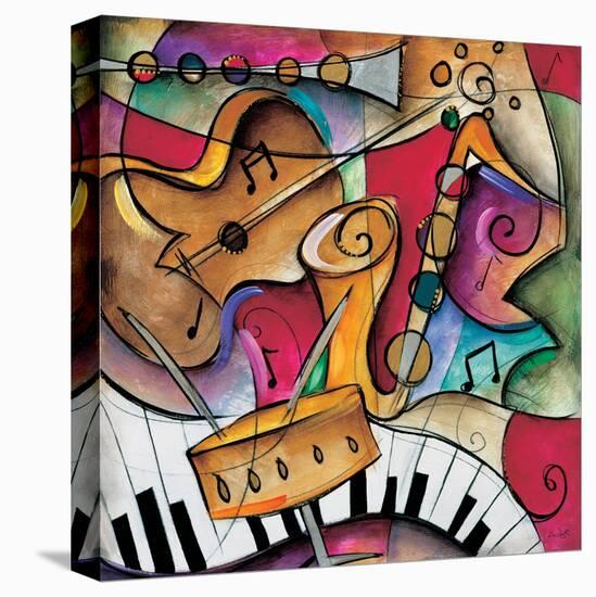 Jazz it Up II-Eric Waugh-Stretched Canvas