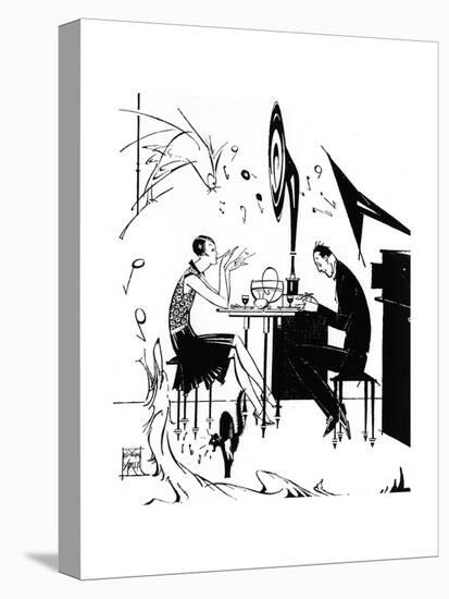 Jazz Music While You Dine, 1929-Joyce Mercer-Premier Image Canvas