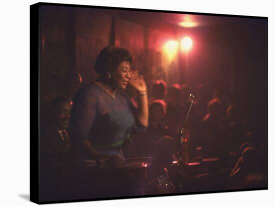 Jazz Singer Ella Fitzgerald Performing at "Mr. Kelly's" Nightclub-Yale Joel-Premier Image Canvas