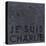 Je Suis Charlie - Map of Paris, France-null-Premier Image Canvas