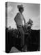 Jean Anne Evans, 14 Month Old Texas Girl, Falling Asleep on Horse with Her Mother-Allan Grant-Premier Image Canvas