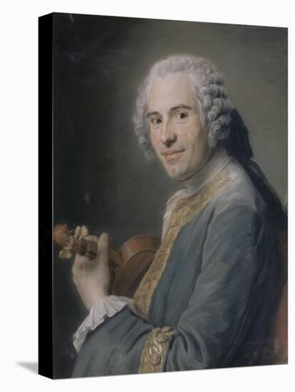 Jean-Joseph Cassanéa de Mondonville (1711-1772)-Maurice Quentin de La Tour-Premier Image Canvas