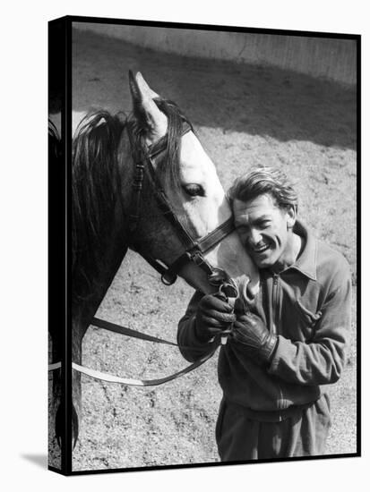 Jean Marais with a Horse-Marcel Begoin-Premier Image Canvas