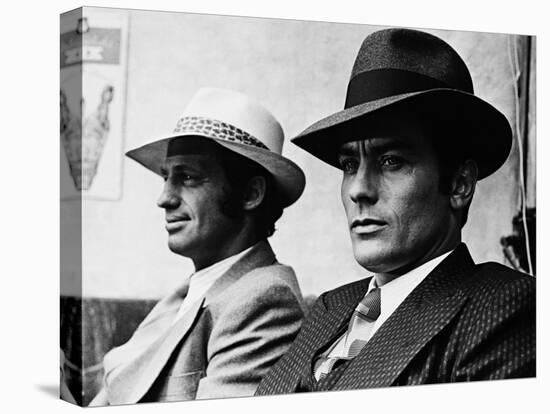 Jean-Paul Belmondo, Alain Delon, Borsalino, 1970-null-Premier Image Canvas