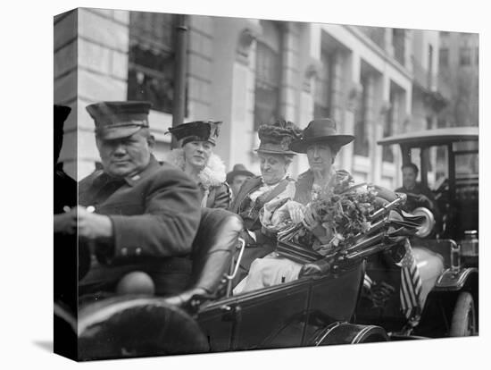 Jeanette Rankin arriving to be sworn into Congress, 1917-Harris & Ewing-Premier Image Canvas