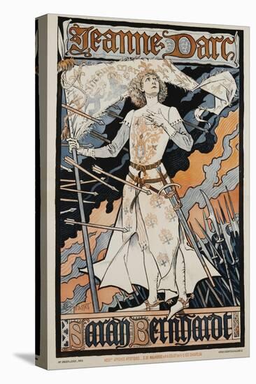 Jeanne D'Arc - Sarah Bernhardt Theater Poster-Eugene Grasset-Premier Image Canvas