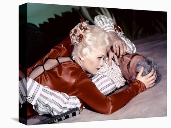 JEANNE EAGLES, 1957 directed by GEORGE SIDNEY Kim Novak and Jeff Chandler (photo)-null-Stretched Canvas