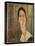 Jeanne Hebuterne with White Collar-Amedeo Modigliani-Premier Image Canvas