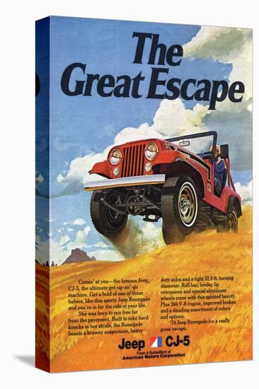 Jeep Cj-5 Renegade-Greatescape-null-Stretched Canvas